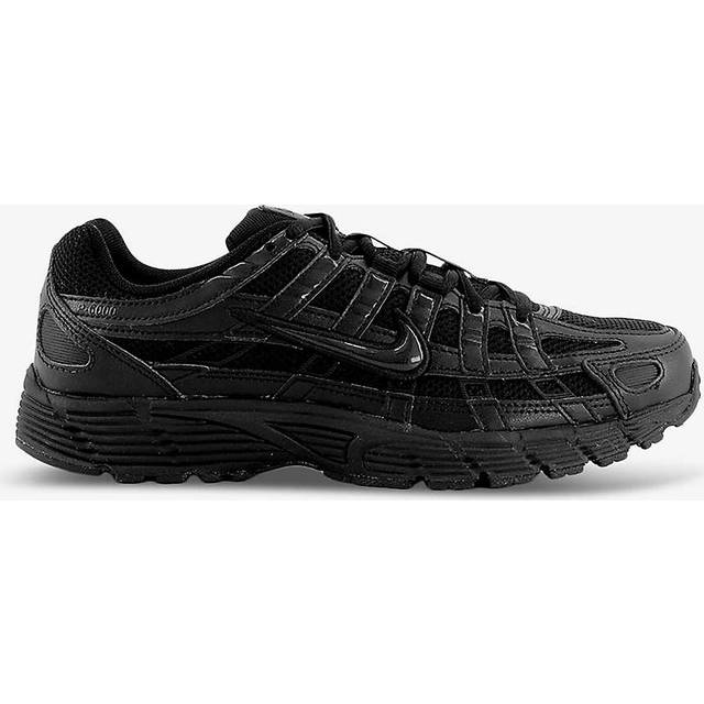 Nike Mens Black P-6000 Chunky-sole Leather and Mesh Low-top Trainers 6.5 - BLACK BLACK