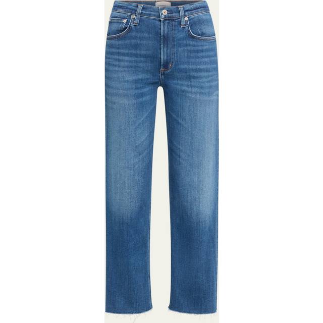 Palma Straight Raw Hem Jeans - AMBRY MD INDIG - 27
