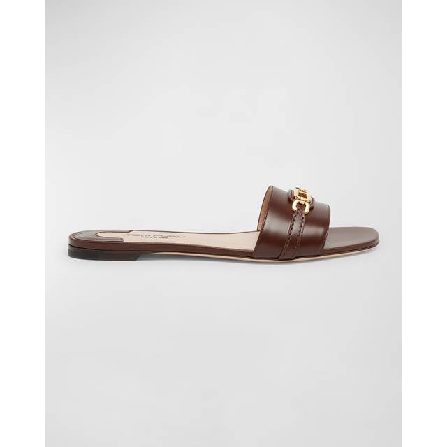 5mm Soft Leather Flat Slides