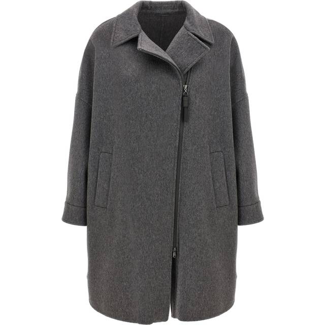Brunello Cucinelli Oversized cashmere car coat