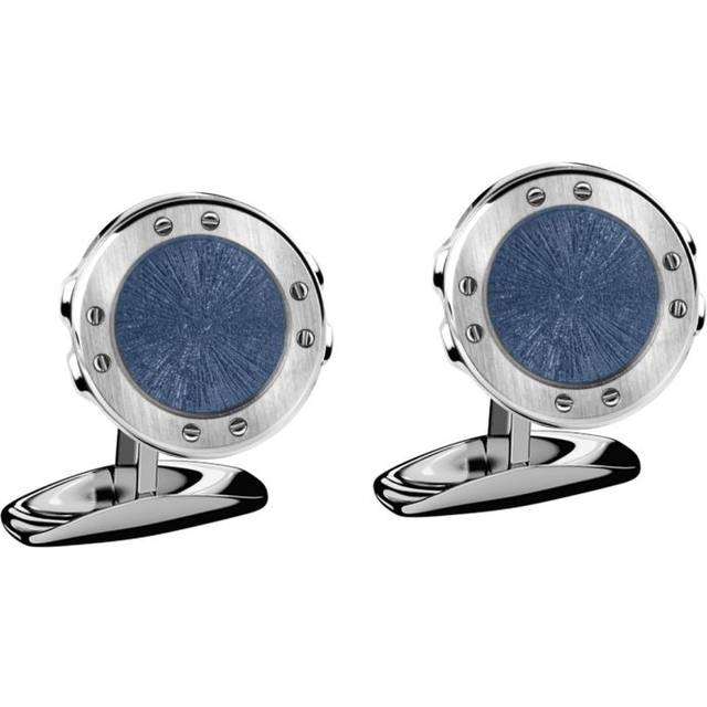 Chopard Stainless Steel Alpine Eagle Cufflinks - Blue - One size