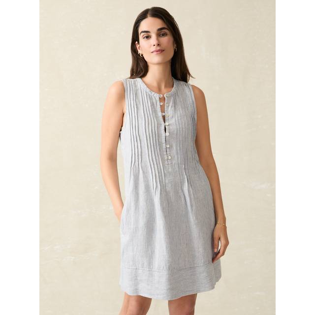 Faherty Isha Linen Dress