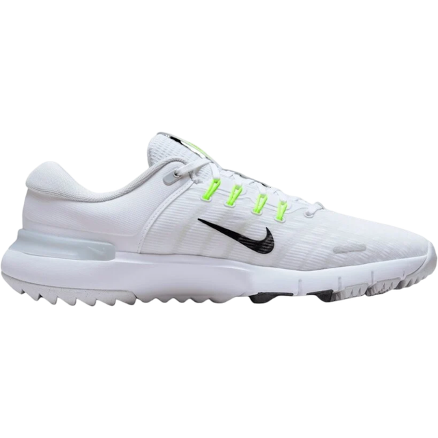 Nike Free Golf NN Spikeless Waterproof Shoes - White/Pure Platinum/Wolf Grey/Black White/Pure Platinum/Wolf Grey/Black / 7.5