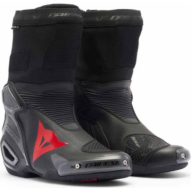 Dainese Axial 2 Air perforated Motorcycle Boots, black-red, Size 43 for Men