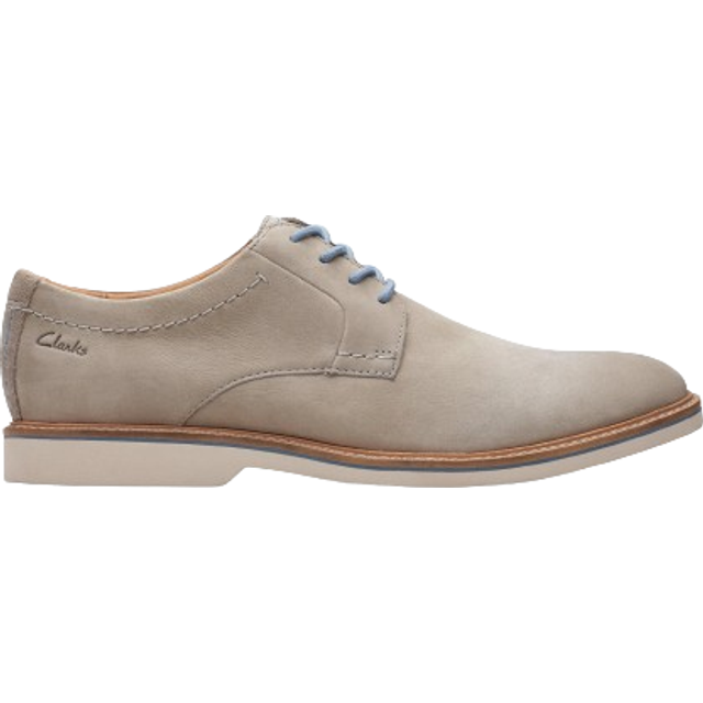 Clarks mäns Atticus LTLace, Grey Nubuck, 6 UK, Grå Nubuck, 39.5 EU