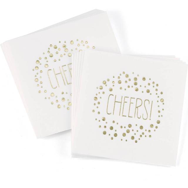 Hortense B. Hewitt 55178 Polka Dot Napkins - Blank - Pack of 50