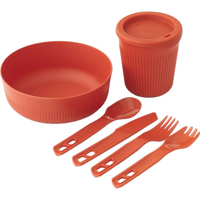 Sea To Summit Passage Dinnerware Set - [1p] [6 Piece] - Spicy Orange - Service