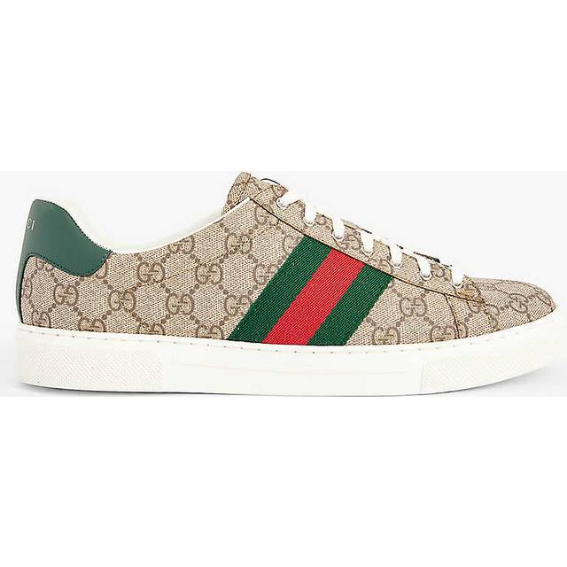 Mens Gucci Ace Gg Canvas Low-Top Trainers