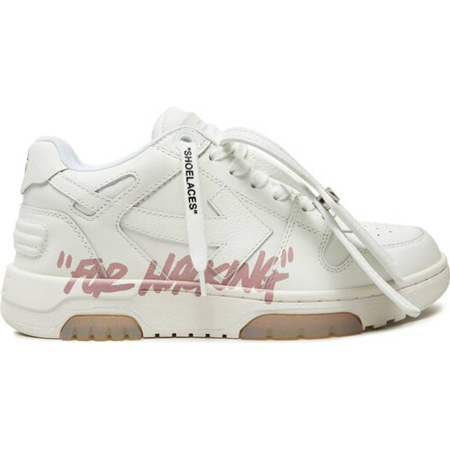 (WMNS) Off-White Out Of Office Low-Top For Walking Sneaker 'White Pink' OWIA259S22LEA0050130 - White/Pink - 8