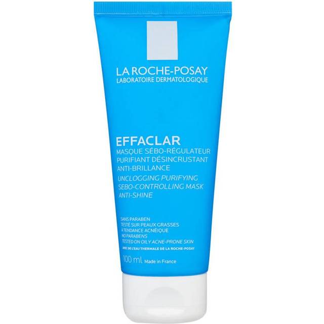 La Roche-Posay Effaclar Shine Control Clay Mask 100ml - Bedste lermaske - Dinskønhed.dk