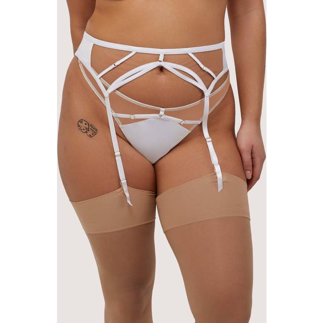 Playful Promises White Ramona Suspender Belt - 18