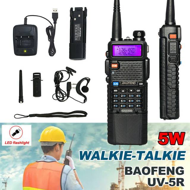 Baofeng uv-5r two-band vhf 1.25m-band uhf 8w dtmf access vox vfo two way radio