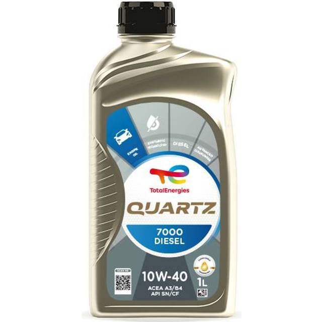 Totalenergies Quartz 7000 Diesel 10W-40 1l Motorolie 2201534 TOYOTA: Aygo, Yaris III Hatchback, Avensis III Stationcar, AUDI: A6 C7 Avant