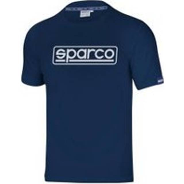 Sparco Frame T-Shirt - L, Navy Blue
