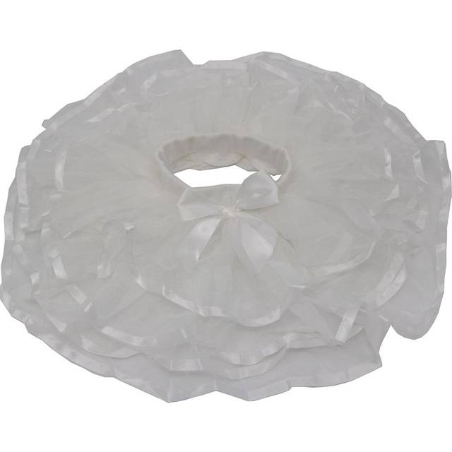 Tortoise & Rabbit Little Girls and Big Girls Tulle Tutu Skirt,White,9-12 Years
