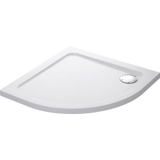 Mira Flight Low Quadrant Shower Tray 1000 x 1000mm in White Acrylic Stone Resin