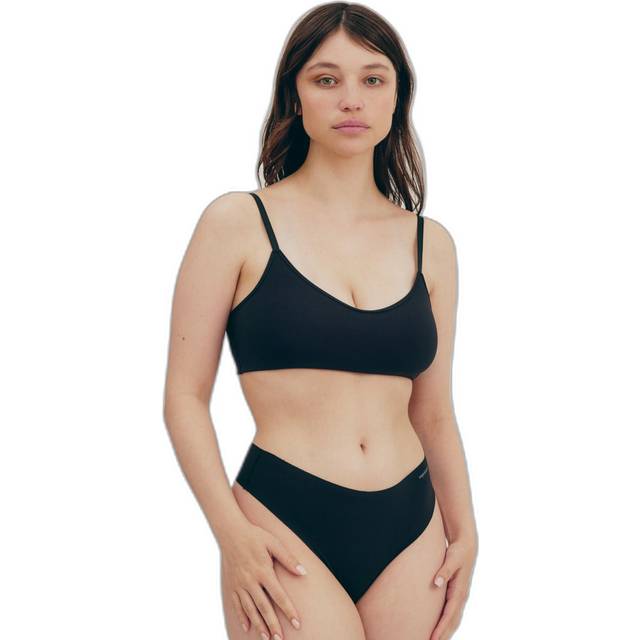 Women's panties Organic Basics Naked Rib - Noir - XS