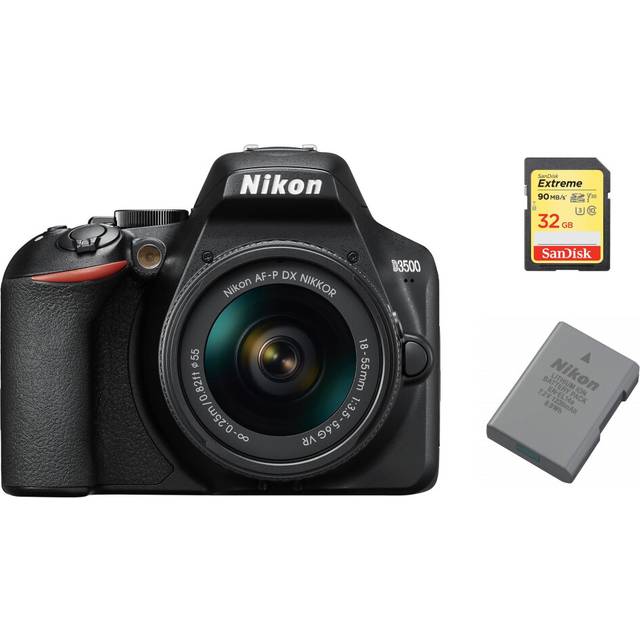 NIKON D3500+AF-P 18-55mm F3.5-5.6 + SanDisk Extreme 32G SD + EN-EL14A