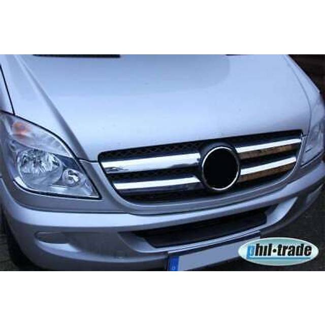 Grill trims stainless steel fits mercedes sprinter w906|2006-2013|grille