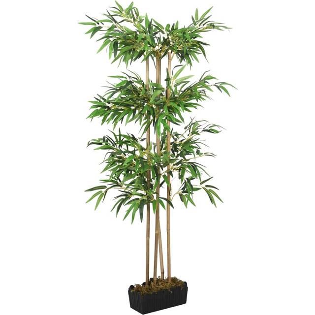 vidaXL Artificial Bamboo Tree 988 Leaves 150 cm Green