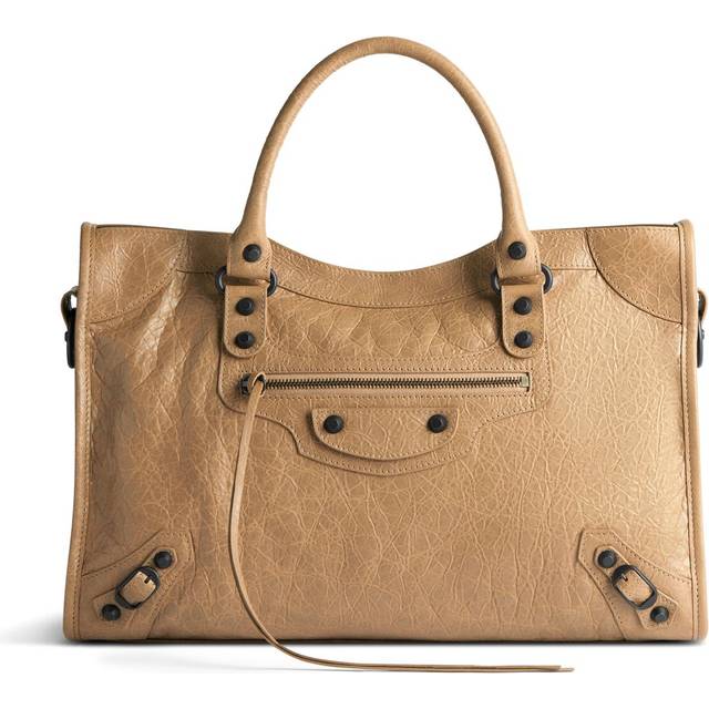 Balenciaga Le City Medium Bag - Beige - Women's - Lambskin
