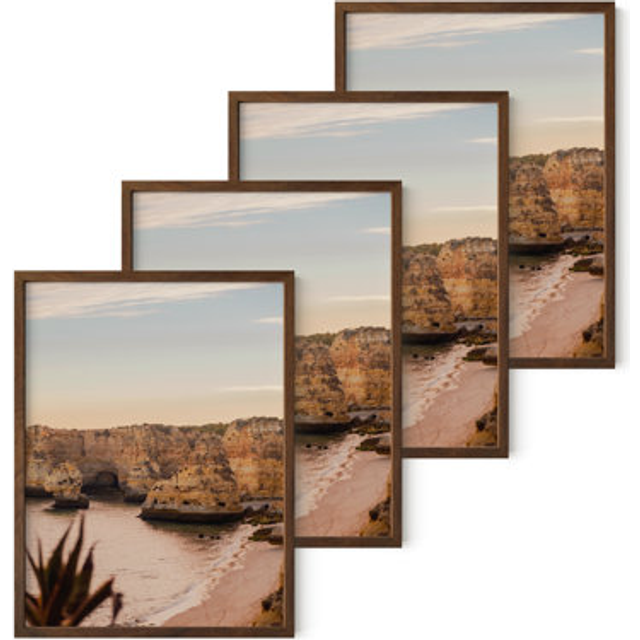 HAUS AND HUES 12x16 Picture Frames Set of 416 x 12 Wooden Photo Gallery Wall Frames  16x12 Frames for Wall Collage  12 x 16 Pos