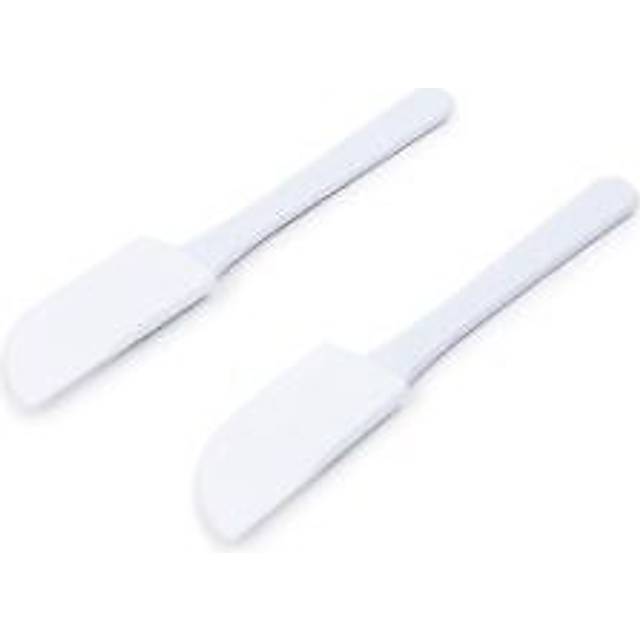Fox Run Plastic Mini Spatula Set  025 x 125 x 65 inches  White