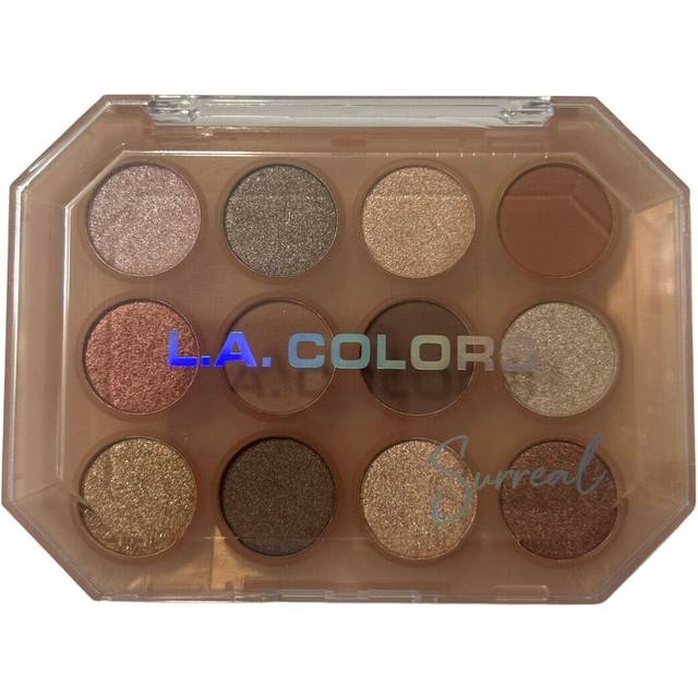 L.A. COLORS 12 Color Eyeshadow Palette  Surreal C69012