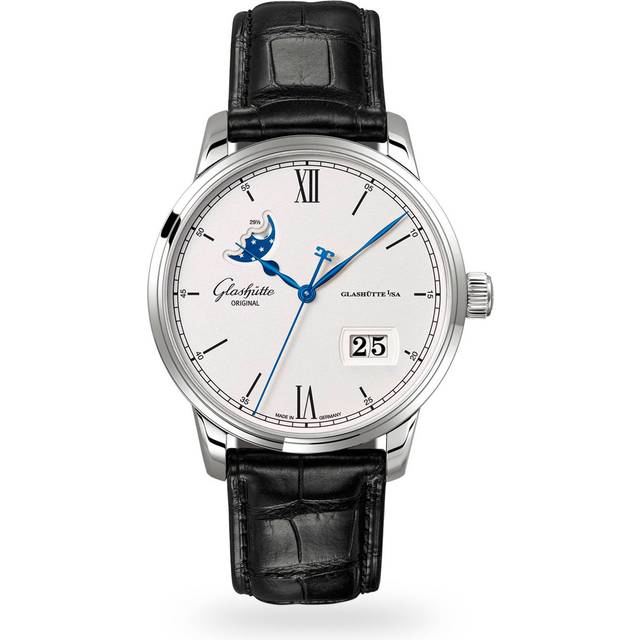 Senator Excellence Panorama Date Moon Phase Mens Watch