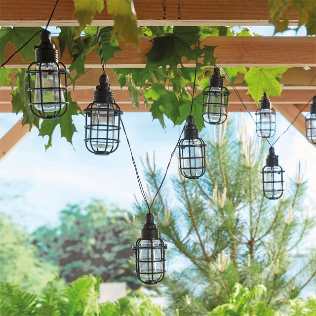 Solar Powered String Light with 10 LED Lamps
