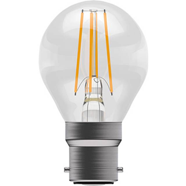 Bell Dimmable Round Clear LED Filament Bulb B22 4000K 3.3W