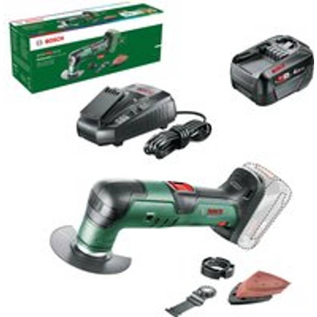 Bosch UNIVERSALMULTI 18V-32 P4A 18v Cordless Starlock Oscillating Multi Tool 1 x 4ah Li-ion Battery Charger No Case