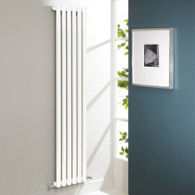 Kartell Aspen Double Panel Designer Vertical Radiator | White | Metal | 1800mm x 550mm