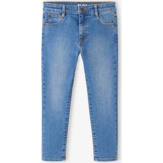 WIDE Hip, MorphologiK Slim Leg Waterless Jeans, for Boys double stone