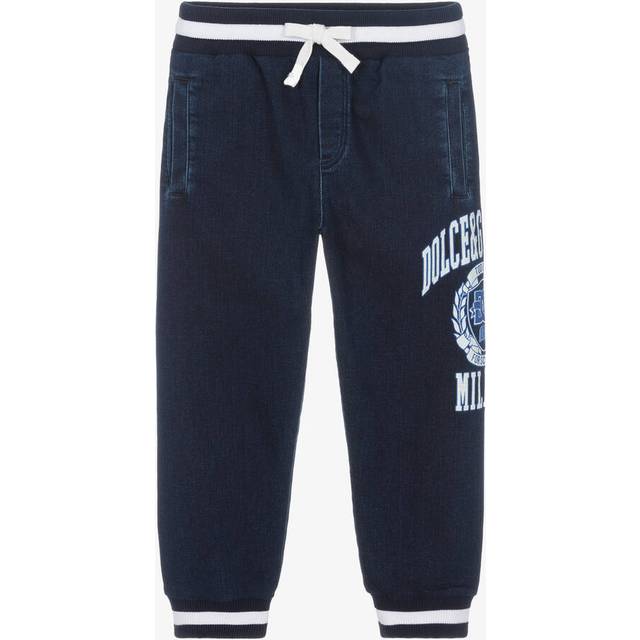 Dolce & Gabbana Boys Logo Joggers in Blue 5 Years By Childsplay Clothing