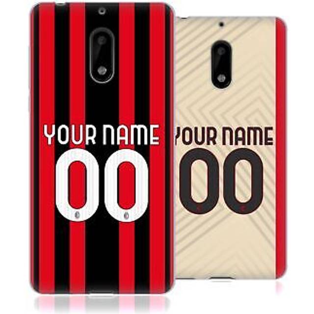Custom customised personalised ac milan 2021/22 kit gel case for nokia phones 1