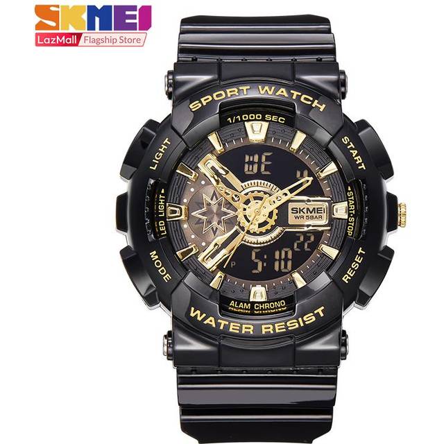 SKMEI Men Sport Watches Digital Fashion Watch Chronograph Dual Display Alarm Waterproof Wristwatches For Men 7003