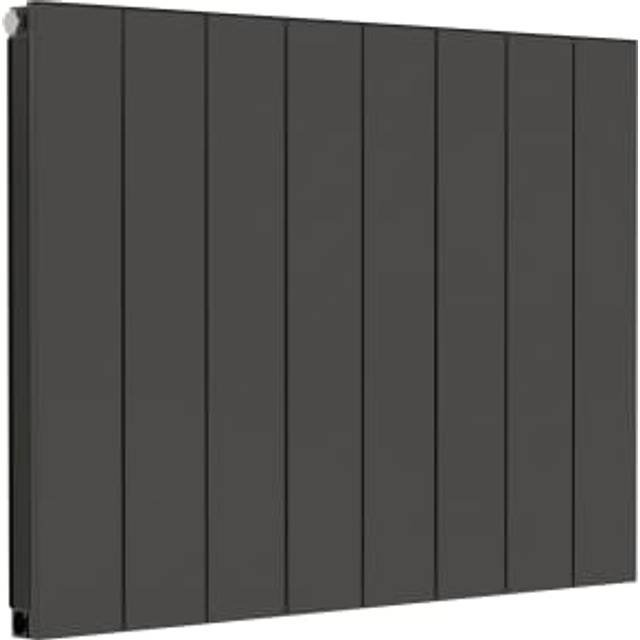 Towelrads Ascot Single Anthracite Aluminium Designer Radiator - 60 X 61Cm, Grey