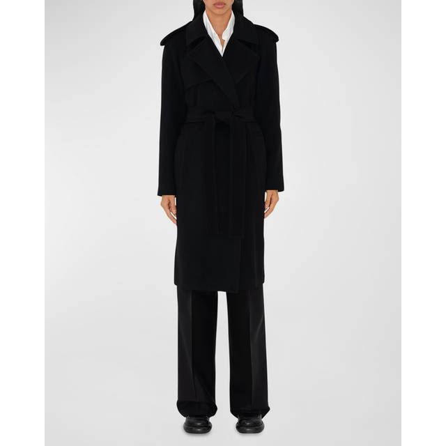 Cashmere Long Coat - Black (6 - 8)
