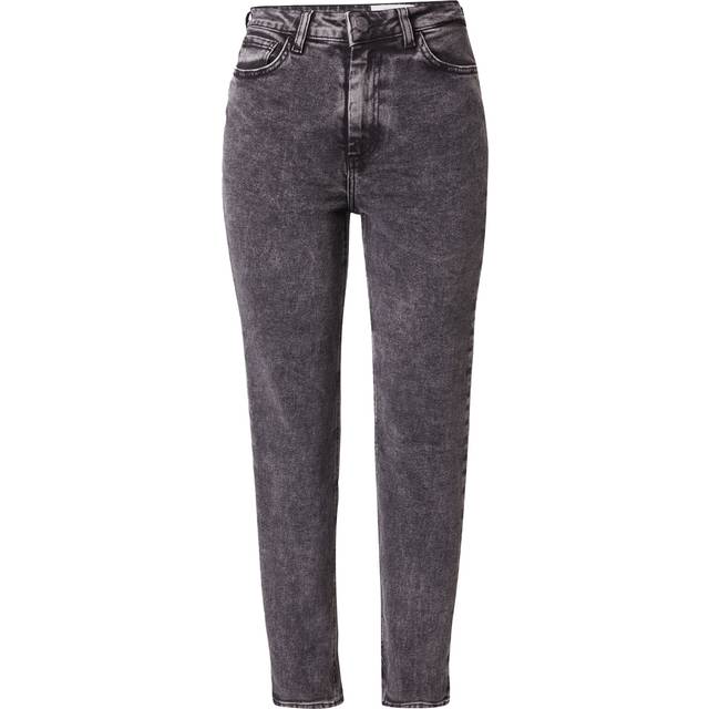 Noisy May - Moni Straight Ank Acid Dark Grey Denim - Jeans - grey - W31 / L32 - 99% Cotton, 1% Elastane,Denim
