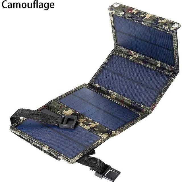 (Camouflage) Solar Panel 20w Foldable Bag Portable Outdoor Small Photovoltaic Solar