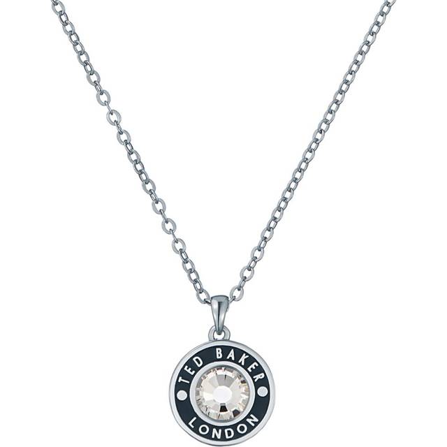 Ted Baker Cherlie Button Silver-Plated Necklace