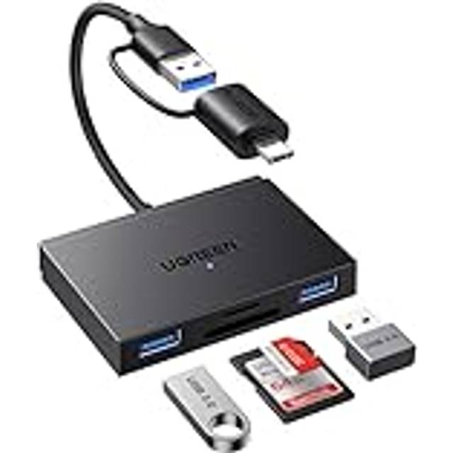 UGREEN 4-i-1 USB-C/USB-A minneskortläsare
