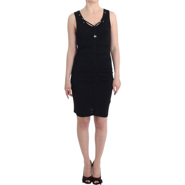 Roccobarocco Women Pencil Sheath Dress - IT46|XL - Black (IT48|XXL)