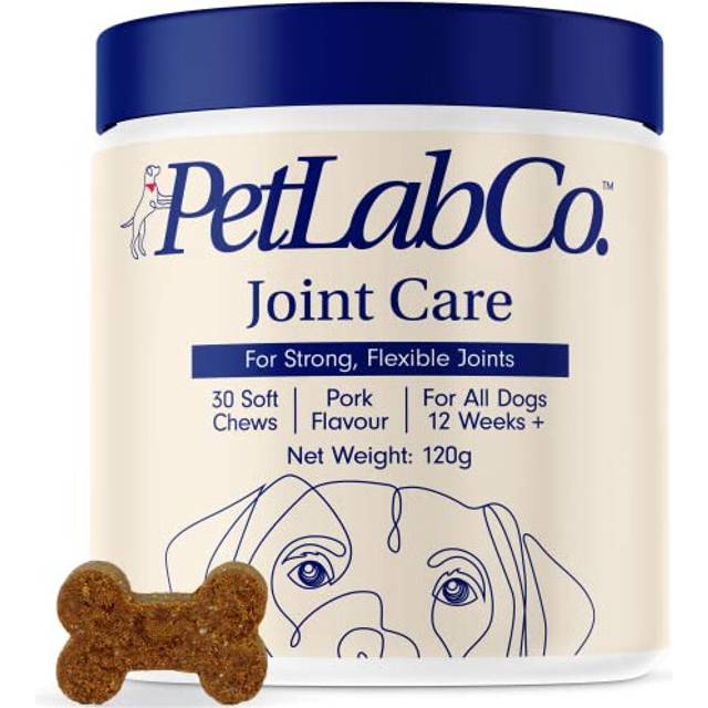 PetLab Co. Joint Care Chews ? Daily Joint Supplements For Dogs - Help Promote An Active & Healthy Life - Rich In Glucosamine, Turmeric, Salmon Oil To
