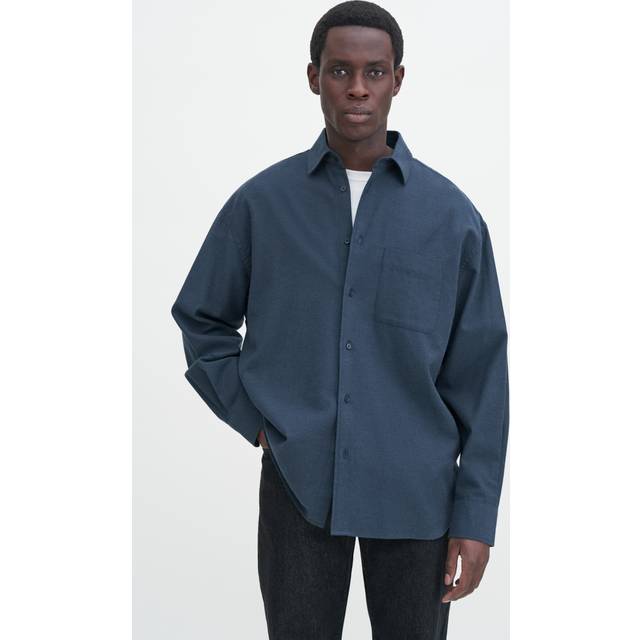 Filippa K Relaxed Cotton Shirt Herr Långärmade Skjortor Stl. 48 - Från Magasin - Dawn Blue (48)