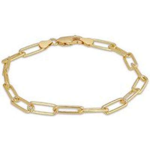 Tuscany Silver Sterling Silver Yellow Gold Plated Vermeil Paper Bracelet