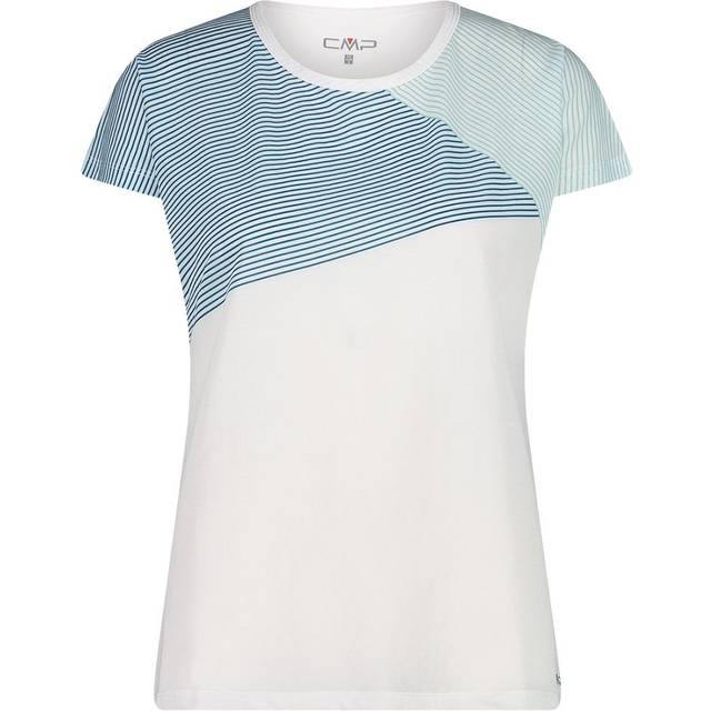 Striped T-shirt for women CMP - Blanc