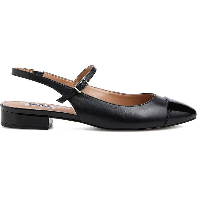 Dune London Womens Ladies Hayes - Slingback Mary Janes - Black Leather - Size UK 3