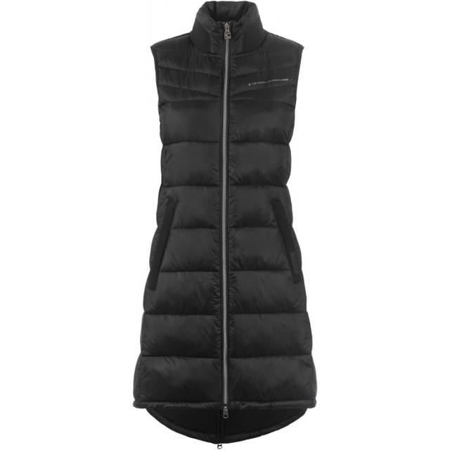 LongSleevelessQuilted Puffer Jacket Cavallo Cavagella - Noir